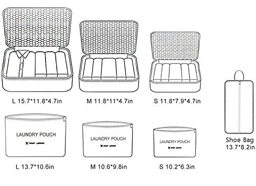Luggage Cubes,Mossio 7 Pack Lightweight Toiletry Organizer Space Saver Travel Accessories Pink Leopard - Luggage Cubes,Mossio 7 Pack Lightweight Toiletry Organizer Space Saver Travel Accessories Pink Leopard - Travelking