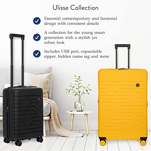 Bric's Ulisse 28 Inch Expandable Spinner Suitcase in Mango - Bric's Ulisse 28 Inch Expandable Spinner Suitcase in Mango - Travelking