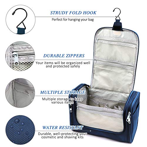 Extra Large Capacity Hanging Toiletry Bag for Men & Women - Extra Large Capacity Hanging Toiletry Bag for Men & Women - Travelking