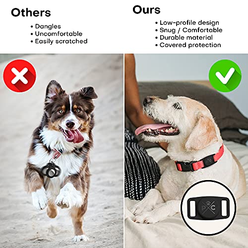 Pup Culture Airtag Dog Collar Holder, Protective Airtag Case for Dog Collar - Pup Culture Airtag Dog Collar Holder, Protective Airtag Case for Dog Collar - Travelking