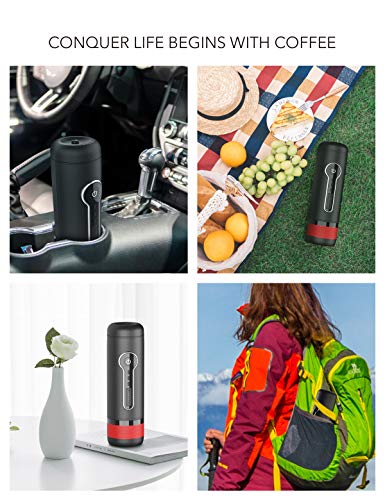 CONQUECO Portable Coffee Maker: 12V Travel Espresso Machine - CONQUECO Portable Coffee Maker: 12V Travel Espresso Machine - Travelking