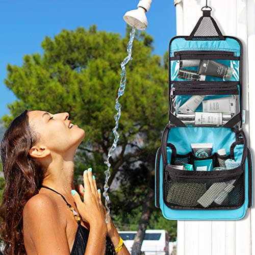 Premium Travel Hanging Toiletry Bag for Men and Women, Blue - Premium Travel Hanging Toiletry Bag for Men and Women, Blue - Travelking