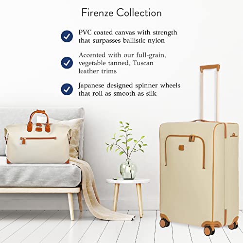 Bric's USA Luggage Model: FIRENZE |Size: Spinner 27" Split Frame | CREAM