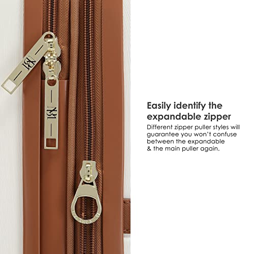 Badgley Mischka Grace 3 Piece Expandable Retro Luggage Set - Badgley Mischka Grace 3 Piece Expandable Retro Luggage Set - Travelking