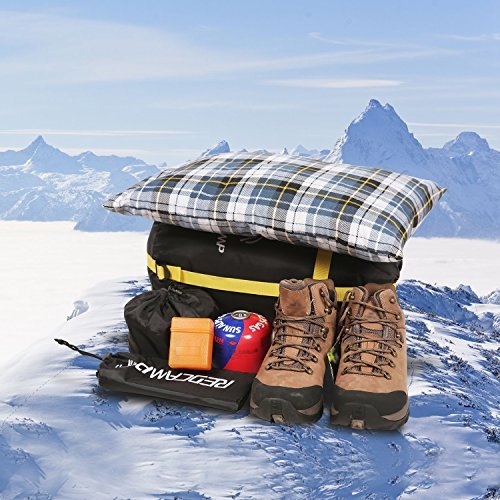 REDCAMP Outdoor Camping Pillow Lightweight, Flannel Travel Pillow - REDCAMP Outdoor Camping Pillow Lightweight, Flannel Travel Pillow - Travelking