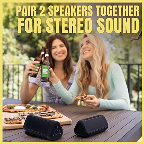 OontZ Angle 3 Ultra Waterproof 5.0 Bluetooth Speaker, 14 Watts, Black - OontZ Angle 3 Ultra Waterproof 5.0 Bluetooth Speaker, 14 Watts, Black - Travelking