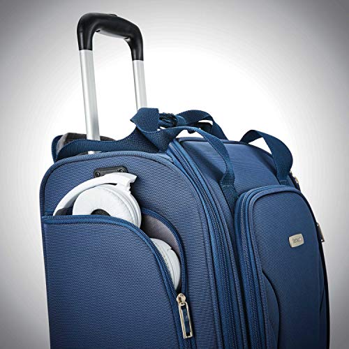Samsonite Underseat Carry-On Spinner with USB Port, Ocean - Samsonite Underseat Carry-On Spinner with USB Port, Ocean - Travelking
