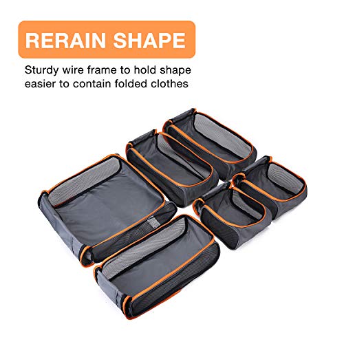 Packing Cubes for Suitcases, BAGSMART 6 Set Packing Cubes - Packing Cubes for Suitcases, BAGSMART 6 Set Packing Cubes - Travelking