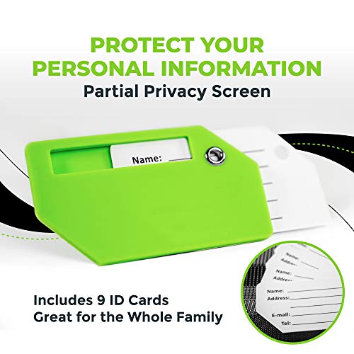 Untethered Luggage Tags in Green - Secure and Stylish Tags for Travel - Untethered Luggage Tags in Green - Secure and Stylish Tags for Travel - Travelking