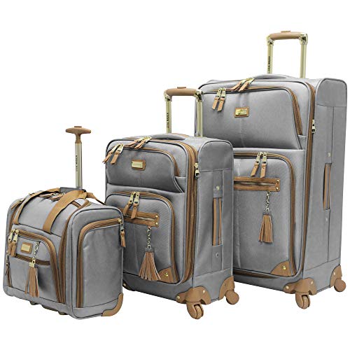 Steve Madden Designer Luggage Collection- 3 Piece Softside - Steve Madden Designer Luggage Collection- 3 Piece Softside - Travelking