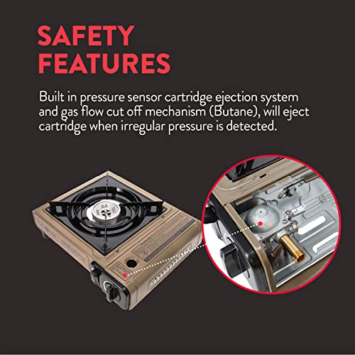 Gas One GS-3400P Propane or Butane Stove Dual Fuel Stove - Gas One GS-3400P Propane or Butane Stove Dual Fuel Stove - Travelking