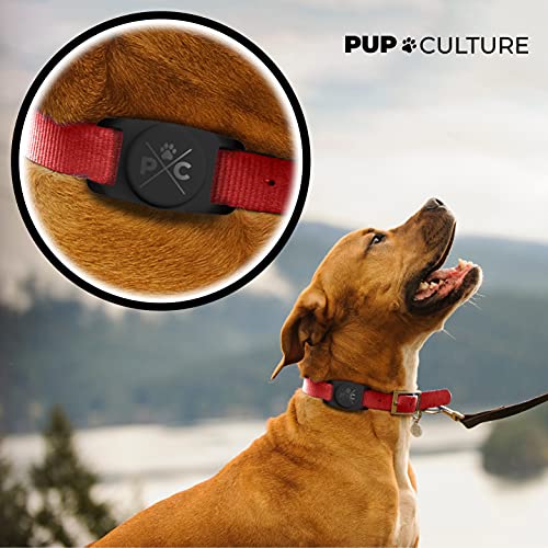 Pup Culture Airtag Dog Collar Holder, Protective Airtag Case for Dog Collar - Pup Culture Airtag Dog Collar Holder, Protective Airtag Case for Dog Collar - Travelking