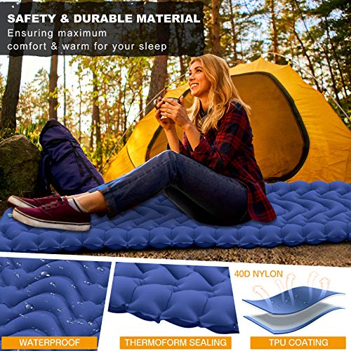 MEETPEAK Extra Thickness 4 Inch Inflatable Camping Sleeping Mat - MEETPEAK Extra Thickness 4 Inch Inflatable Camping Sleeping Mat - Travelking