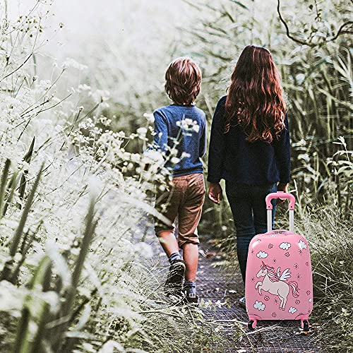 Sandinrayli Kid's Luggage Set with Spinner Wheels - Sandinrayli Kid's Luggage Set with Spinner Wheels - Travelking