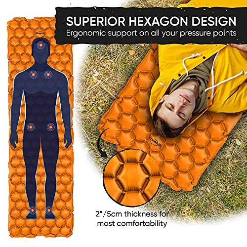 POWERLIX Sleeping Pad – Ultralight Inflatable Sleeping Mat - POWERLIX Sleeping Pad – Ultralight Inflatable Sleeping Mat - Travelking