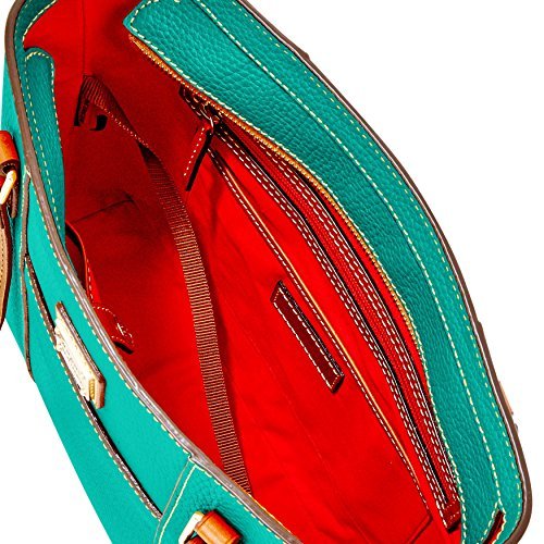 Dooney & Bourke Pebble Grain Leather Small Lexington Shopper Tote Purse Handbag (Spearmint) - Dooney & Bourke Pebble Grain Leather Small Lexington Shopper Tote Purse Handbag (Spearmint) - Travelking
