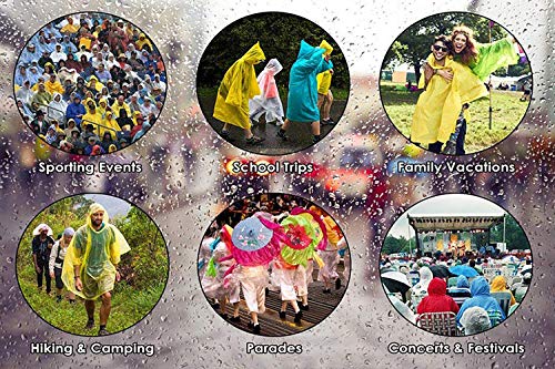 2 Piece Rain Ponchos for Adults - Reusable - White - 2 Piece Rain Ponchos for Adults - Reusable - White - Travelking
