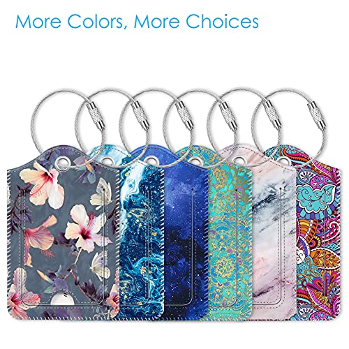 2 Pcs Luggage Tags, Fintie Privacy Cover ID Label with Stainless Steel - 2 Pcs Luggage Tags, Fintie Privacy Cover ID Label with Stainless Steel - Travelking