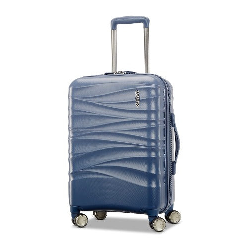 American Tourister Cascade Hardside Expandable Luggage Wheels, Slate Blue, 20-Inch - American Tourister Cascade Hardside Expandable Luggage Wheels, Slate Blue, 20-Inch - Travelking